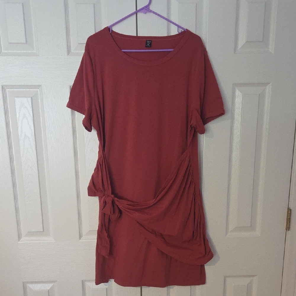 Burnt Red Dress